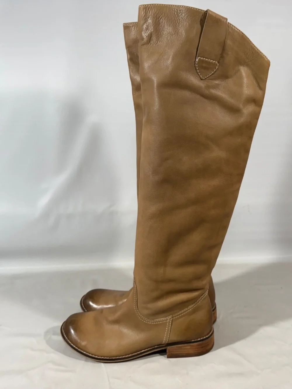 BP Nordstrom Womens Equestrian Over Knee Glam Leather Tall Riding Boots Size 7.5